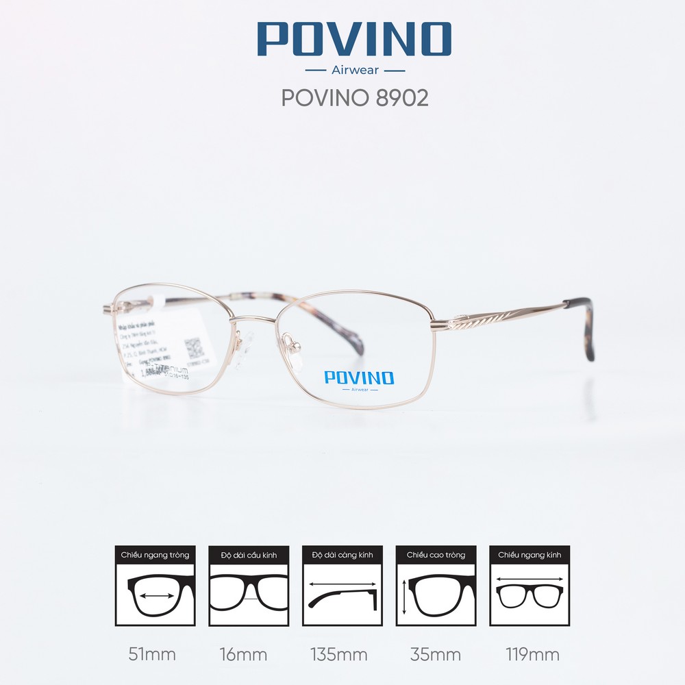 Gọng kính POVINO ST8902 - Ảnh 5