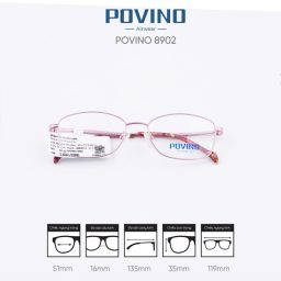 Gọng kính POVINO ST8902 - Ảnh 4