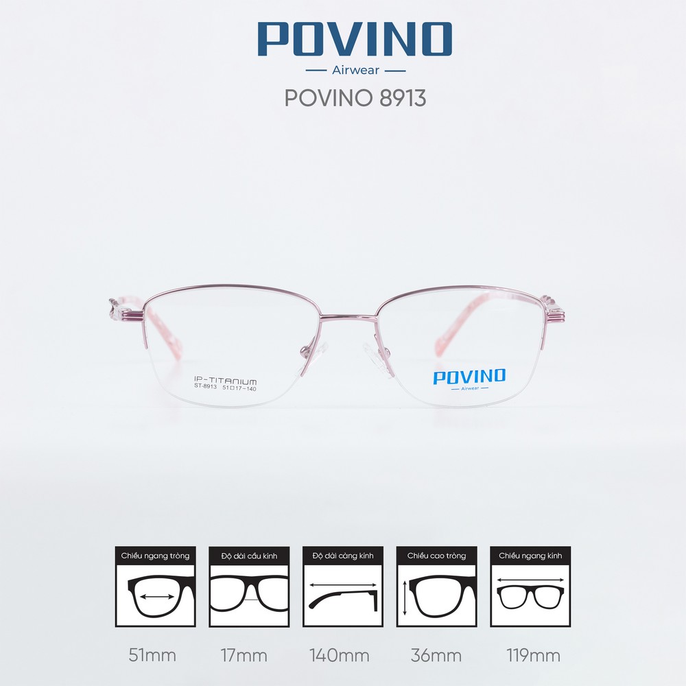 Gọng kính POVINO ST8913 - Ảnh 1