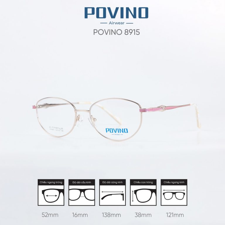 Gọng kính POVINO ST8915 - Ảnh 7