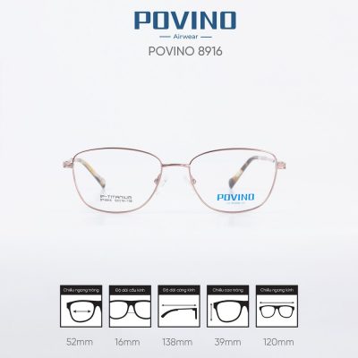 Gọng kính POVINO ST8916
