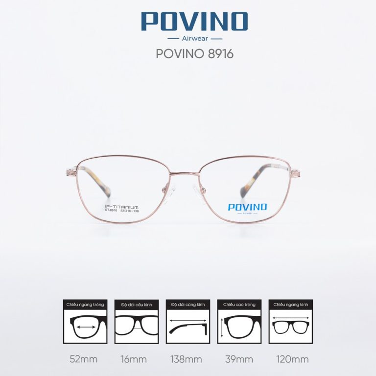 Gọng kính POVINO ST8916 - Ảnh 1