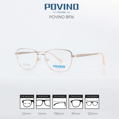 Gọng kính POVINO ST8916