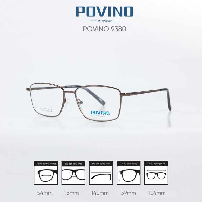 Gọng kính POVINO ST9380 - Ảnh 8