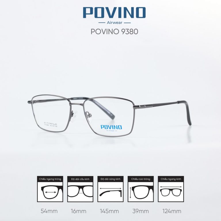 Gọng kính POVINO ST9380 - Ảnh 7