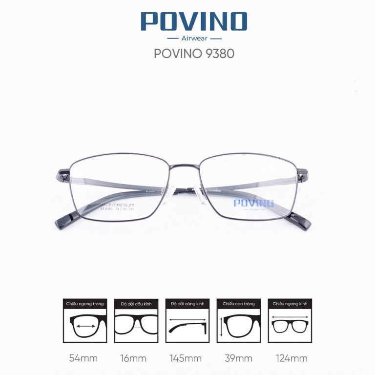 Gọng kính POVINO ST9380 - Ảnh 5