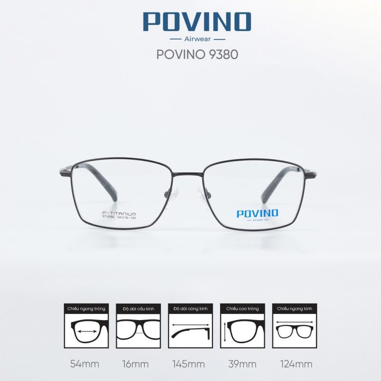 Gọng kính POVINO ST9380 - Ảnh 1