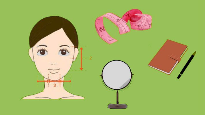 Cách đo khuôn mặt bằng thước dây
