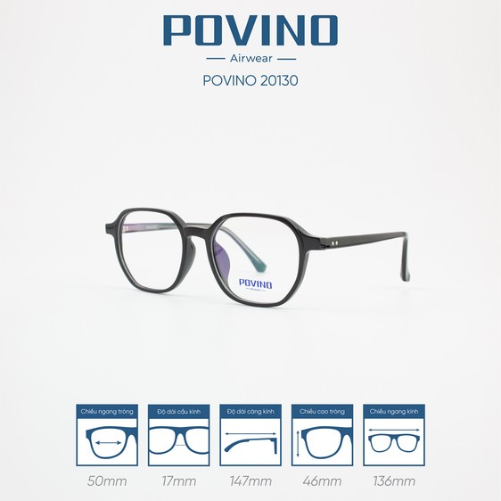 Gọng kính POVINO PO20130 - Ảnh 10
