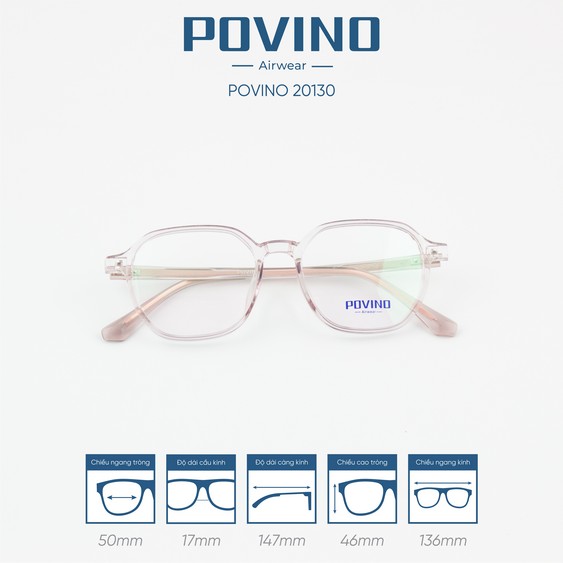 Gọng kính POVINO PO20130 - Ảnh 6
