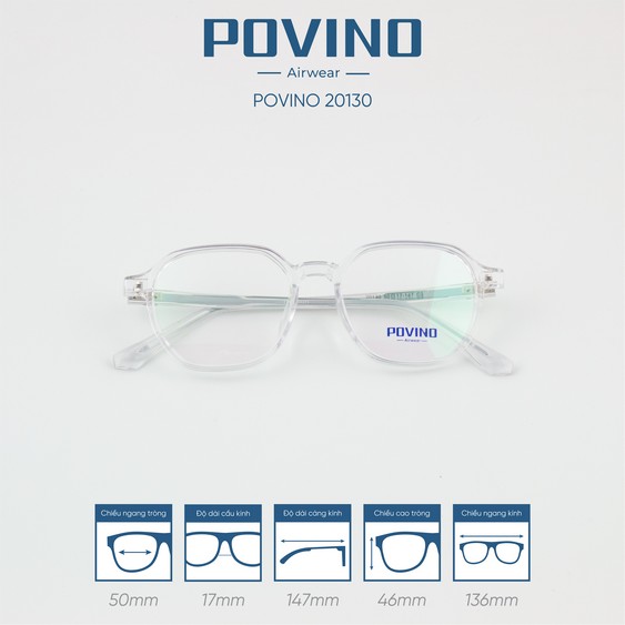 Gọng kính POVINO PO20130 - Ảnh 4