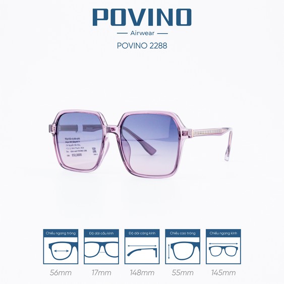 Kính Mát POVINO 2288 - Ảnh 3