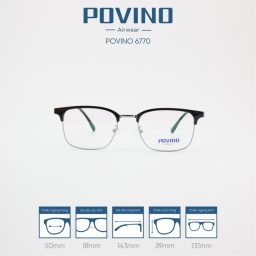 Gọng kính POVINO PO6770 - Ảnh 1