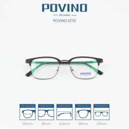 Gọng kính POVINO PO6770 - Ảnh 6