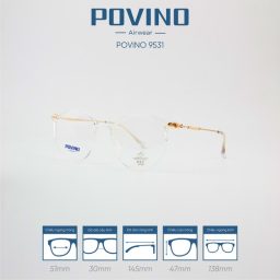 Gọng kính POVINO PO9531 - Ảnh 6