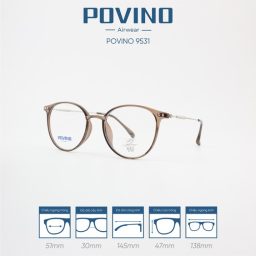 Gọng kính POVINO PO9531 - Ảnh 4