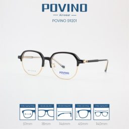 Gọng kính POVINO PO9201 - Ảnh 6