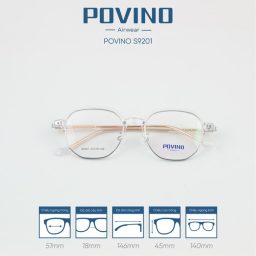 Gọng kính POVINO PO9201 - Ảnh 4