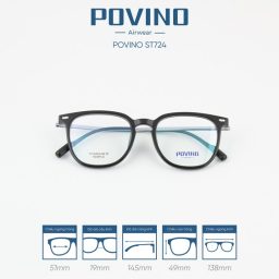 Gọng kính POVINO PO724 - Ảnh 6