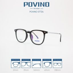 Gọng kính POVINO PO724 - Ảnh 5
