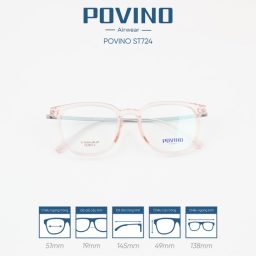 Gọng kính POVINO PO724 - Ảnh 4
