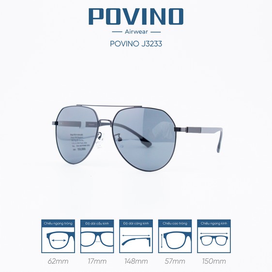 Kính Mát POVINO J3233 - Ảnh 5