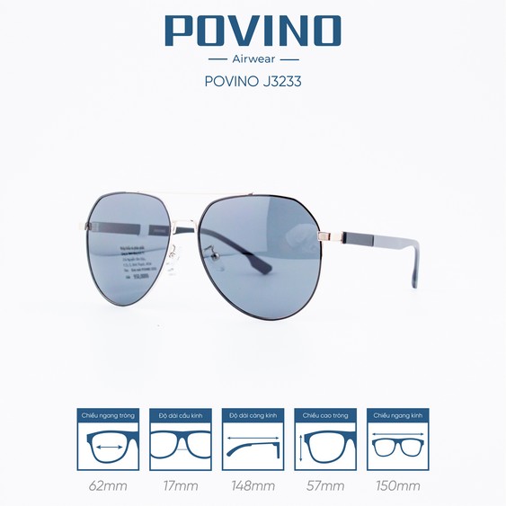 Kính Mát POVINO J3233 - Ảnh 3