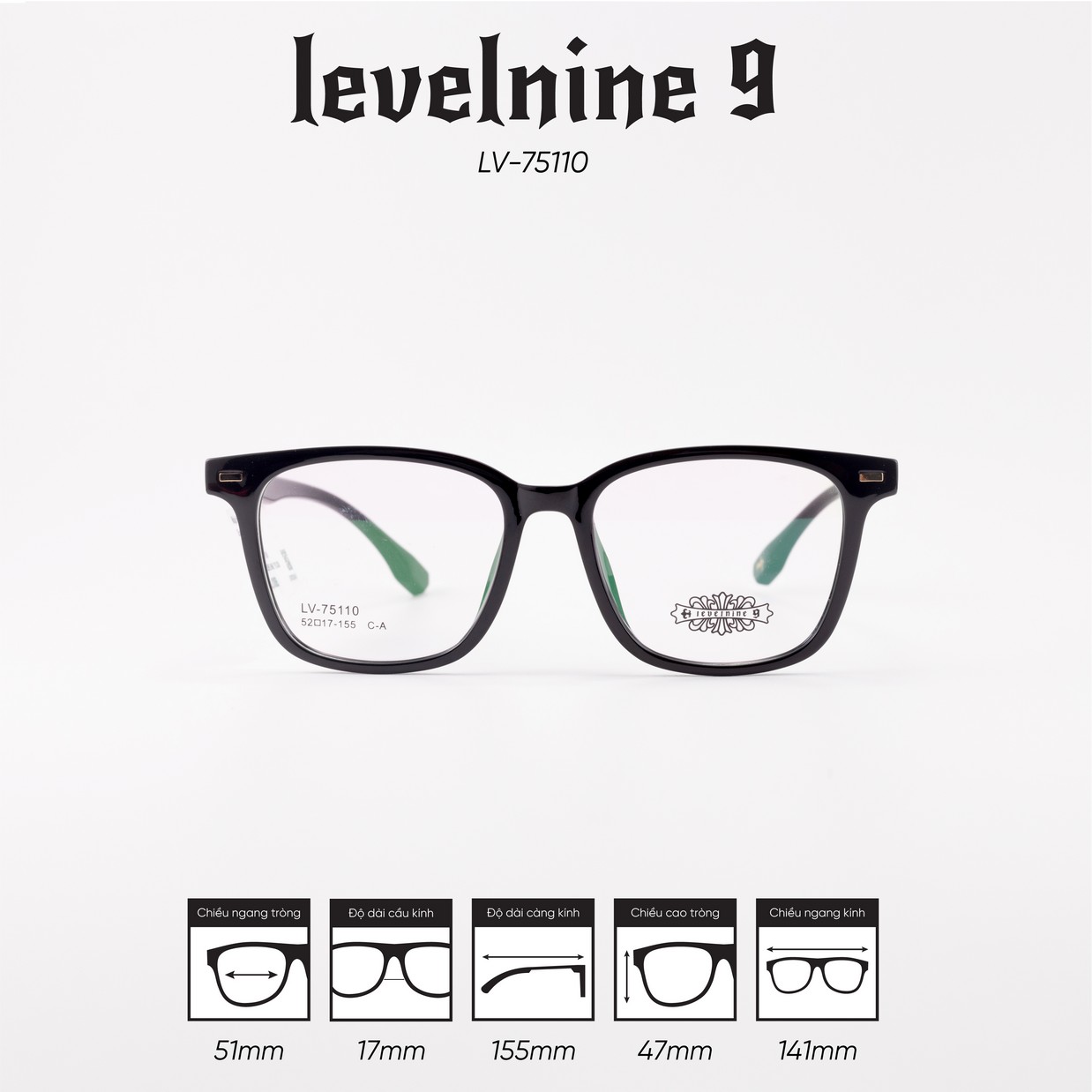 Gọng kính LEVELNINE LV-S75110 - Ảnh 1