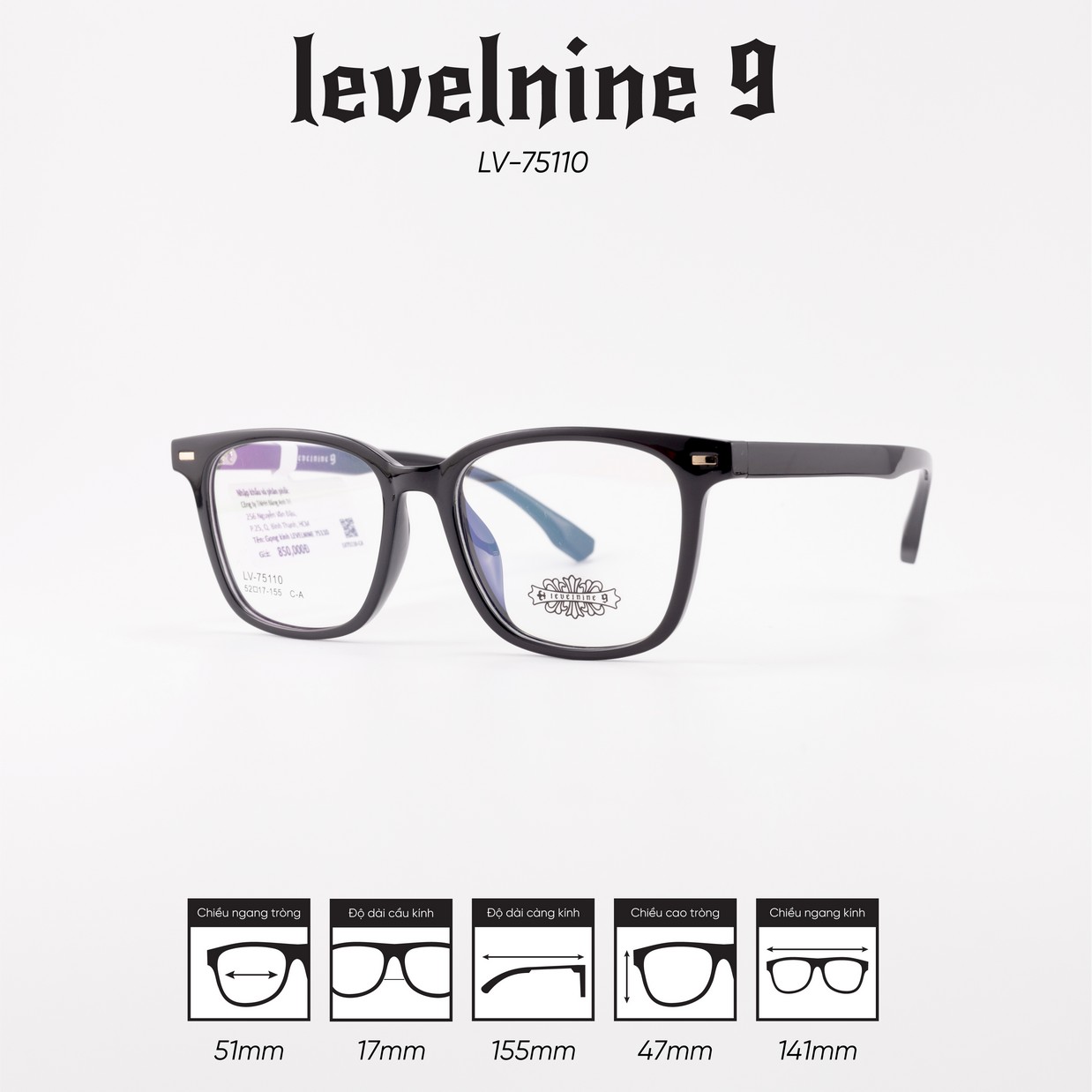 Gọng kính LEVELNINE LV-S75110 - Ảnh 3