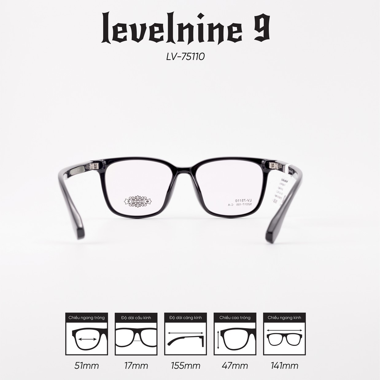 Gọng kính LEVELNINE LV-S75110 - Ảnh 6