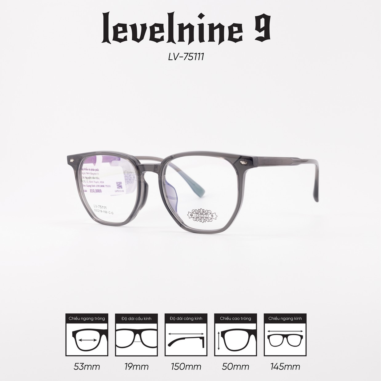 Gọng kính LEVELNINE LV-S75111 - Ảnh 2