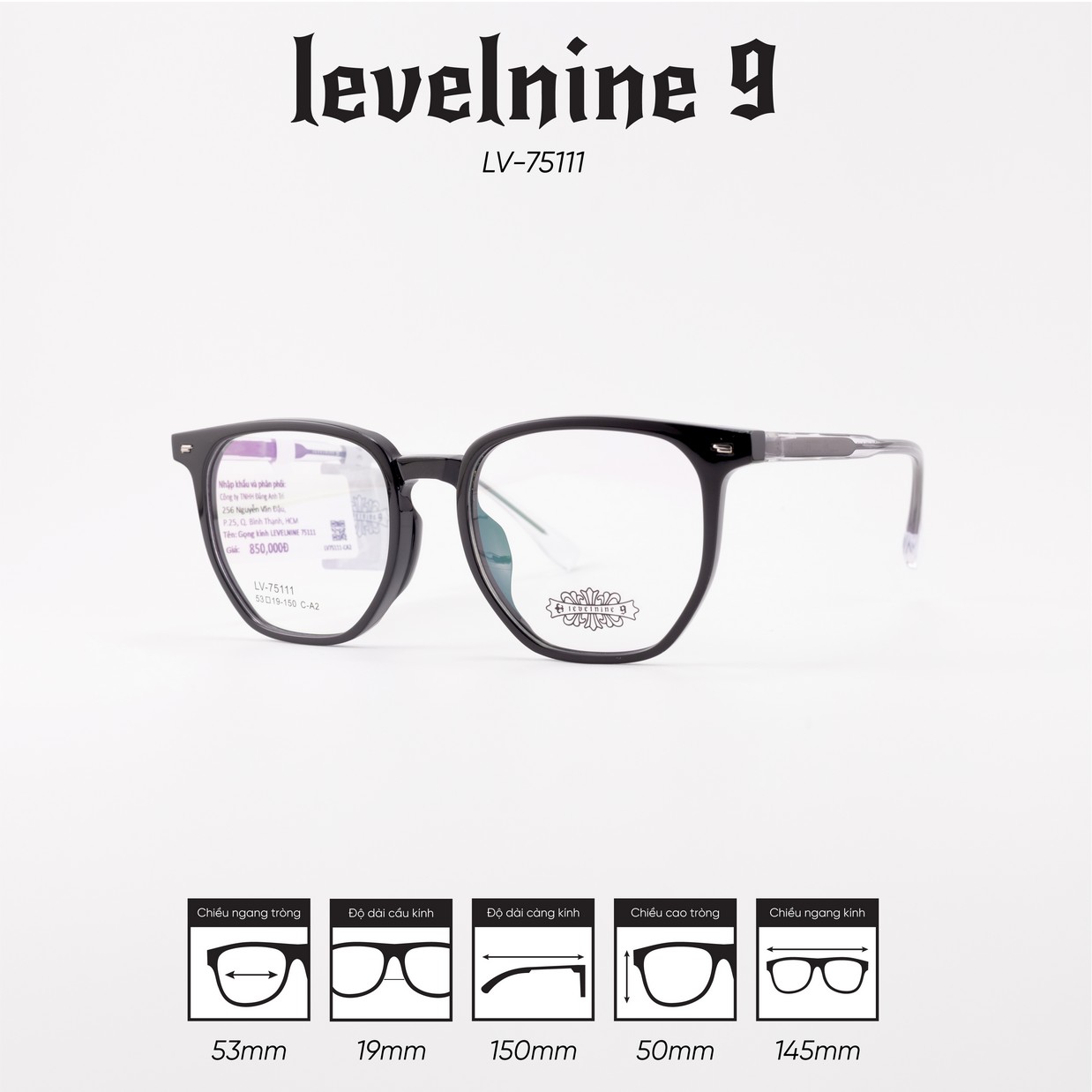 Gọng kính LEVELNINE LV-S75111 - Ảnh 3