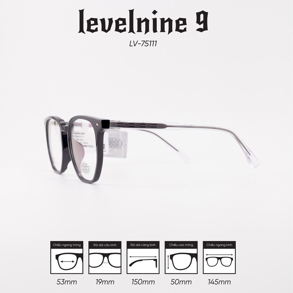 Gọng kính LEVELNINE LV-S75111 - Ảnh 4