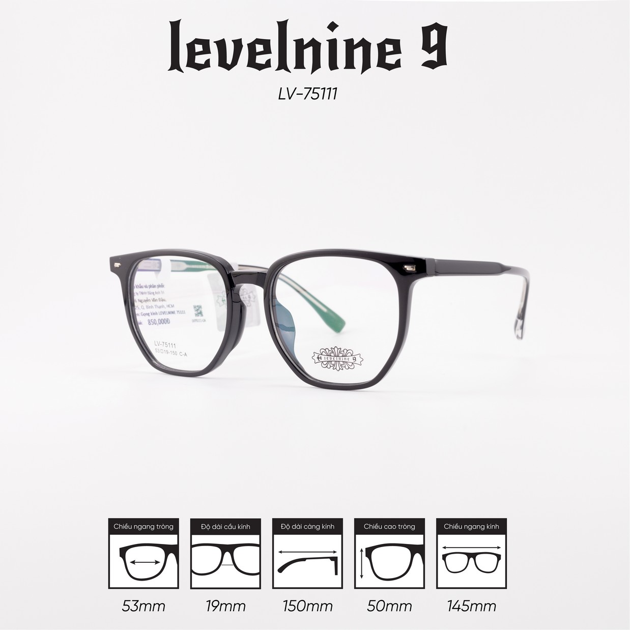 Gọng kính LEVELNINE LV-S75111 - Ảnh 7