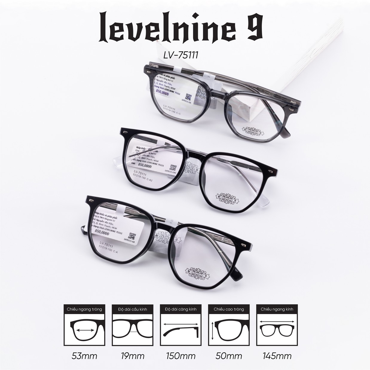 Gọng kính LEVELNINE LV-S75111 - Ảnh 8