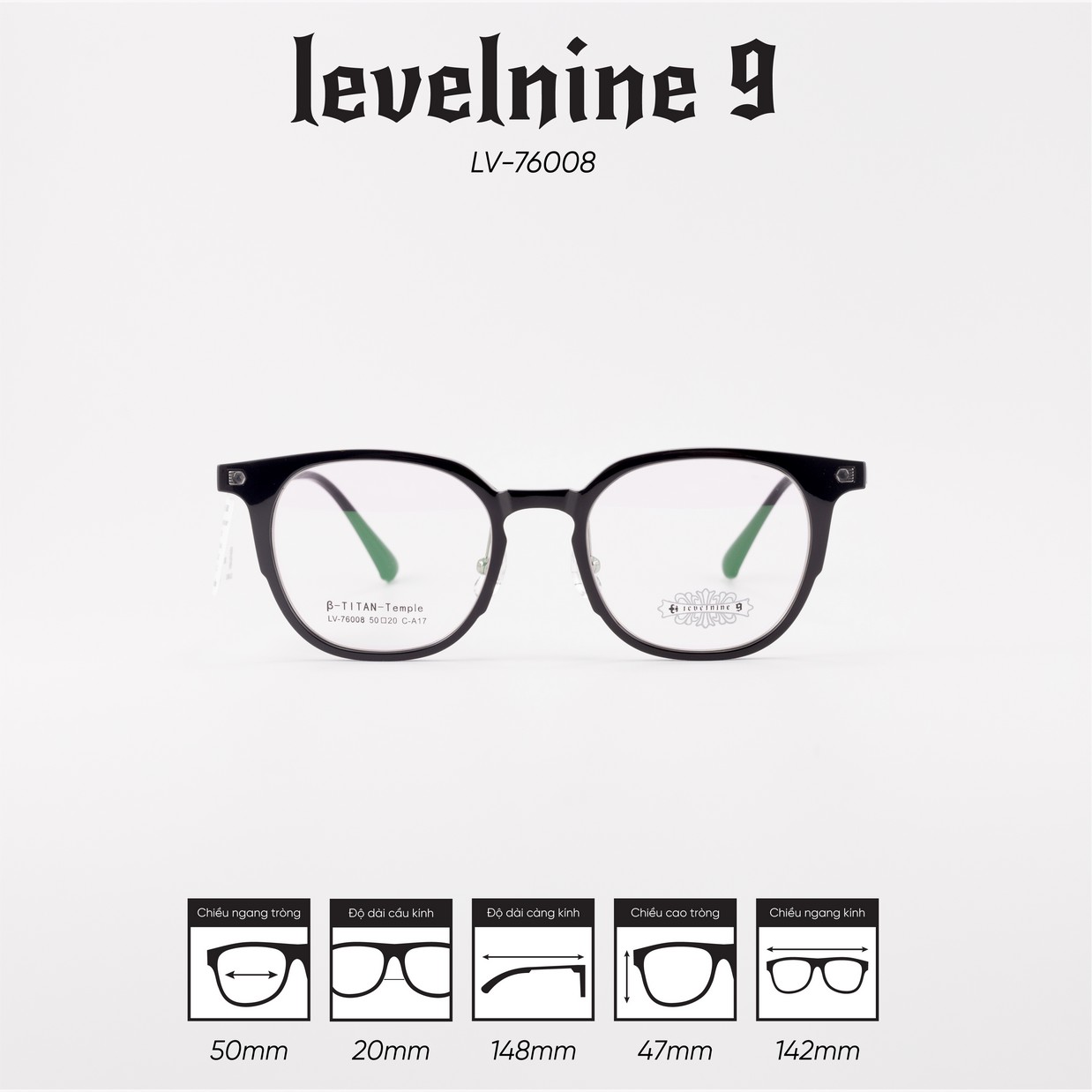 Gọng kính LEVELNINE LV-S76008