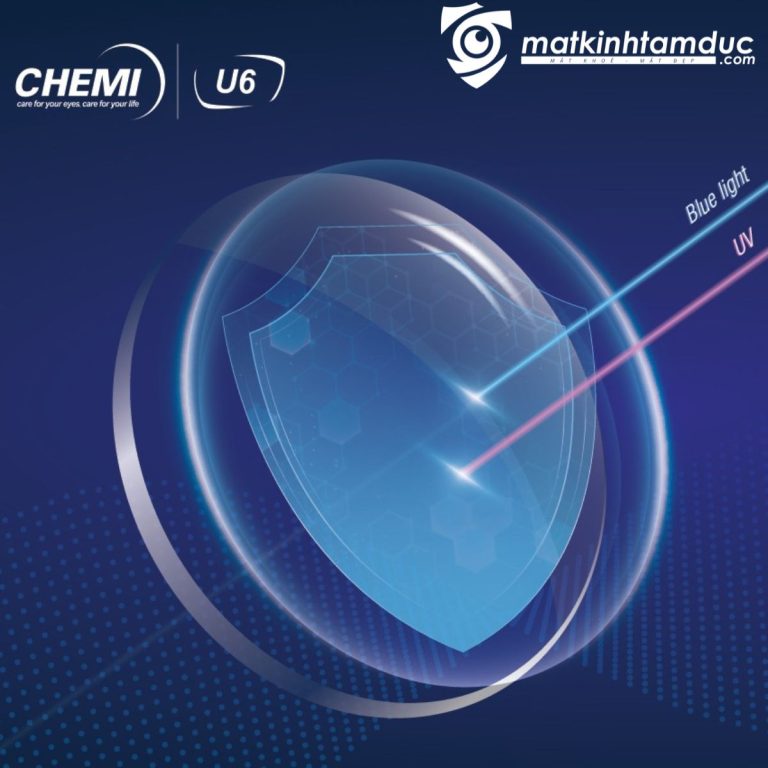 Tròng kính siêu mỏng kiểm soát ánh sáng xanh Chemi Perfect UV U6 1.74 - Ảnh 9