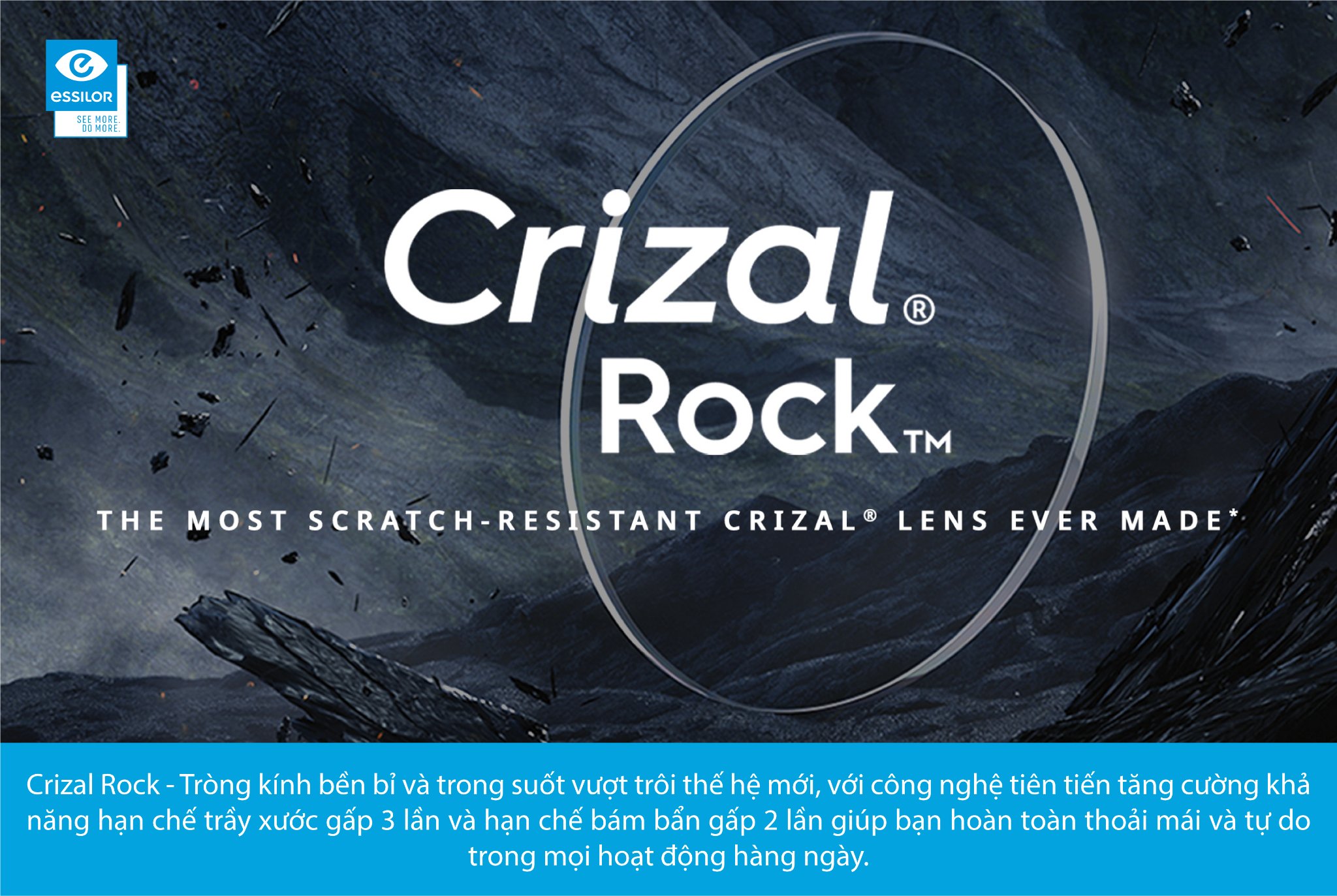 Tròng kính Essilor Crizal Rock - Ảnh 20