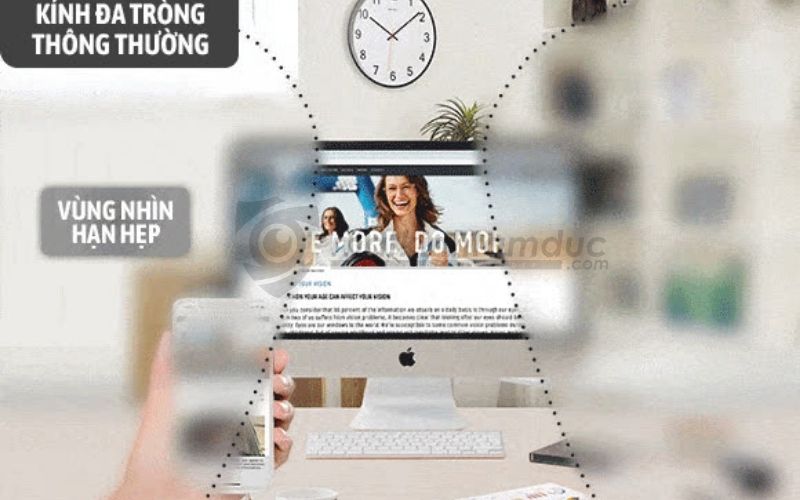 Tròng kính đa tròng văn phòng Essilor Varilux Digitime - Ảnh 16