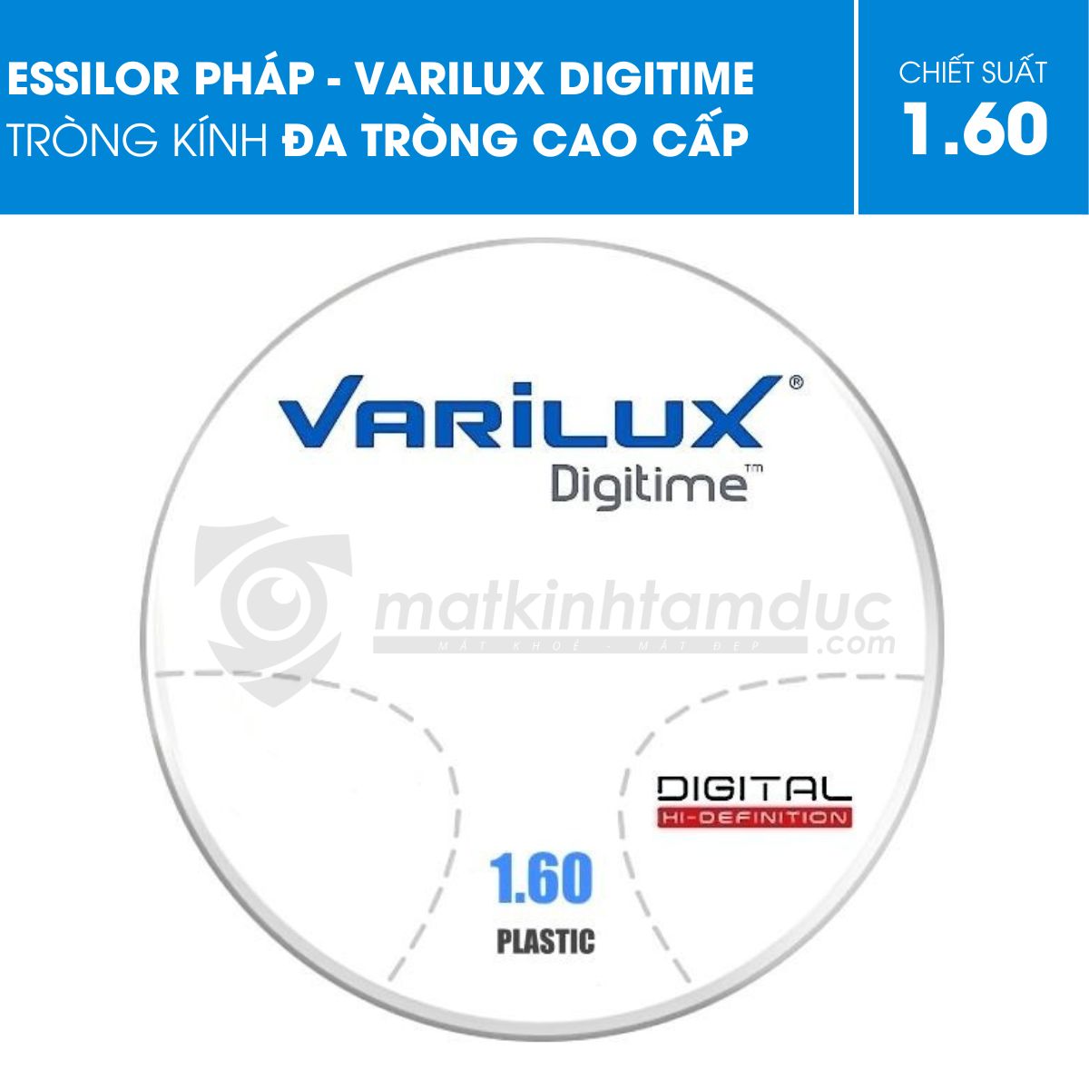 Tròng kính đa tròng văn phòng Essilor Varilux Digitime - Ảnh 9