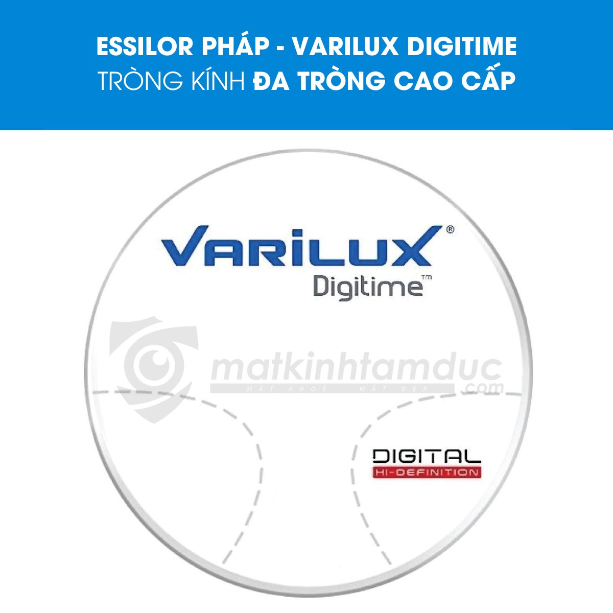 Tròng kính đa tròng văn phòng Essilor Varilux Digitime - Ảnh 5
