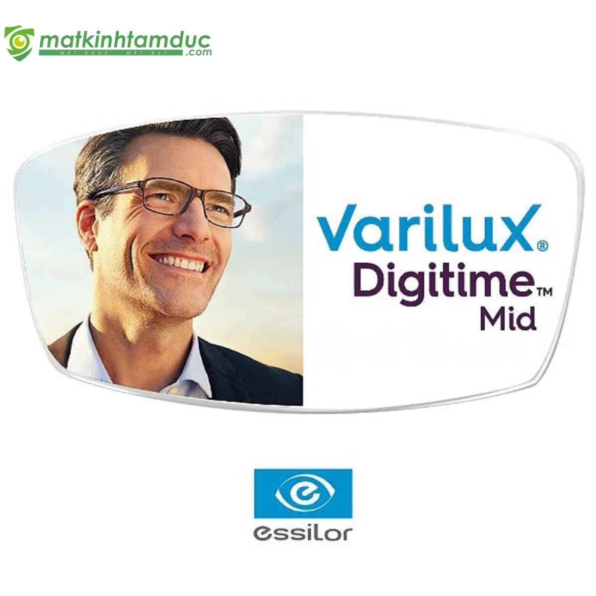 Tròng kính đa tròng văn phòng Essilor Varilux Digitime - Ảnh 11