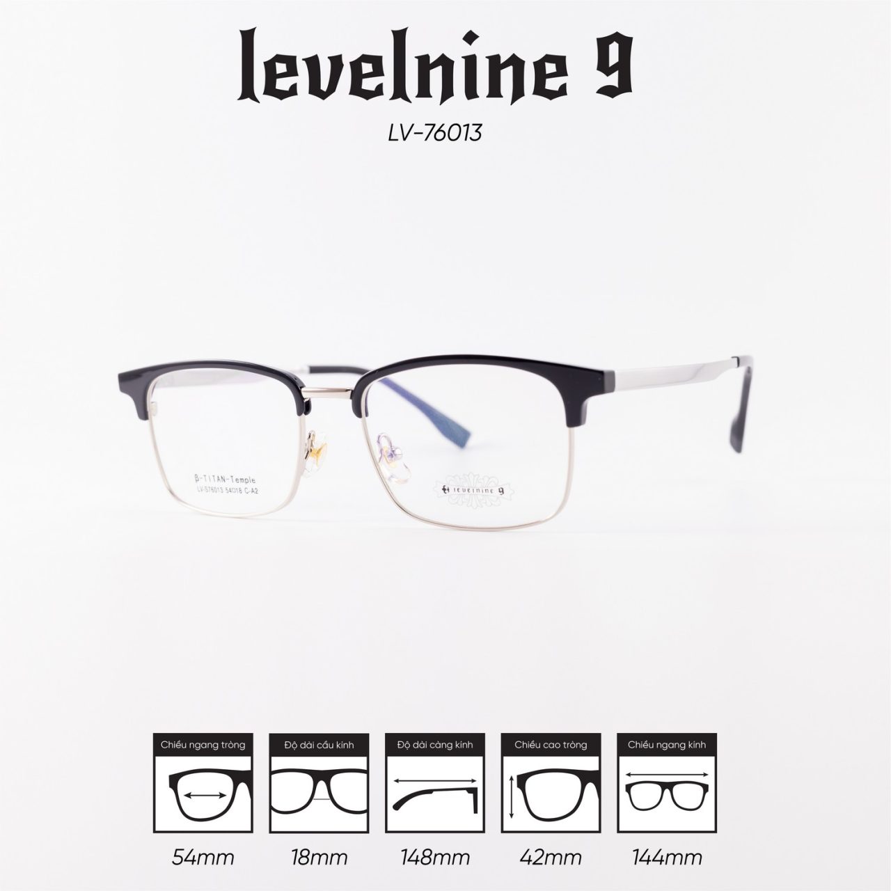 Gọng kính LEVELNINE LV-76013 - Ảnh 7