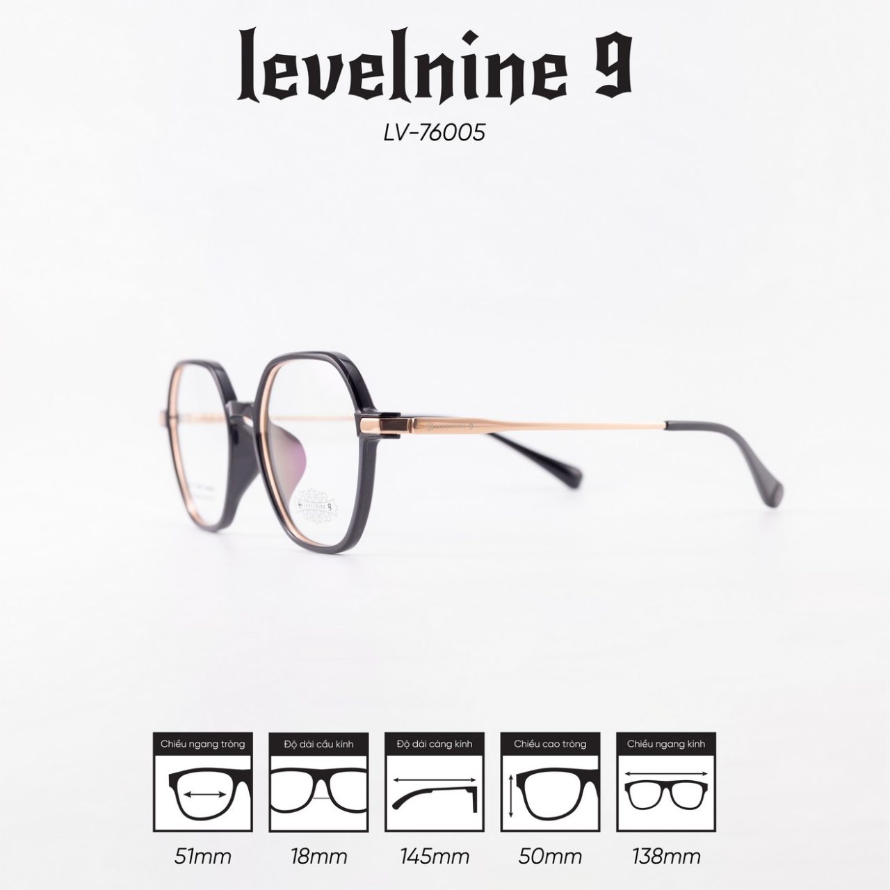 Gọng kính LEVELNINE LV-76005 - Ảnh 7