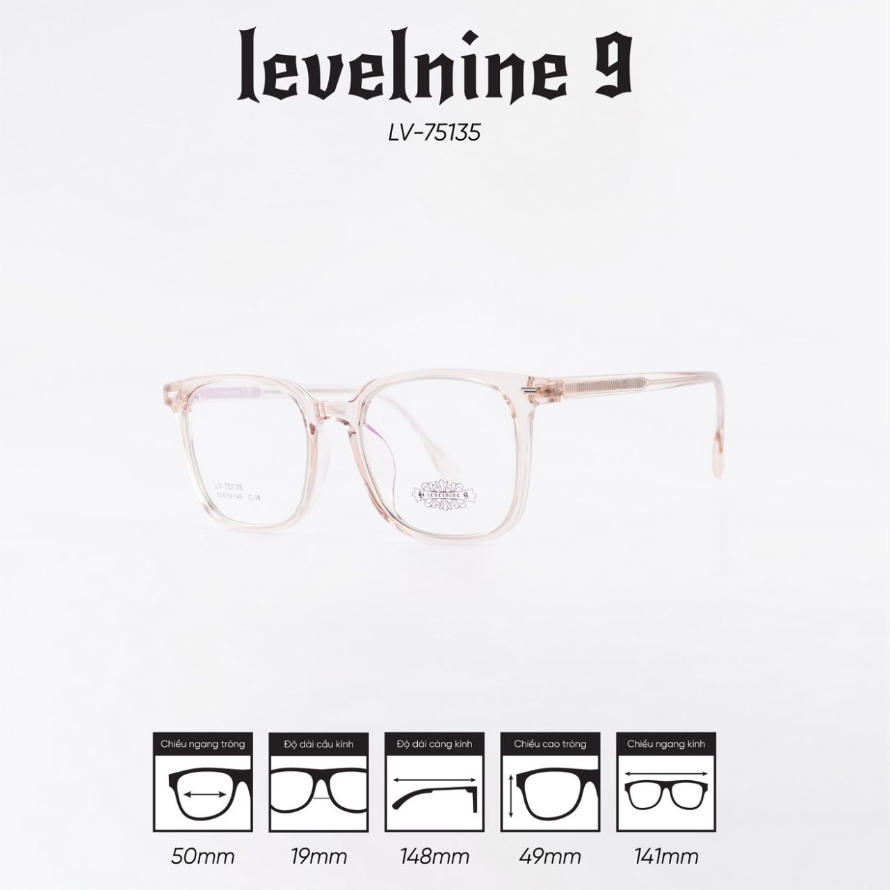 Gọng kính LEVELNINE LV-S75135 - Ảnh 4