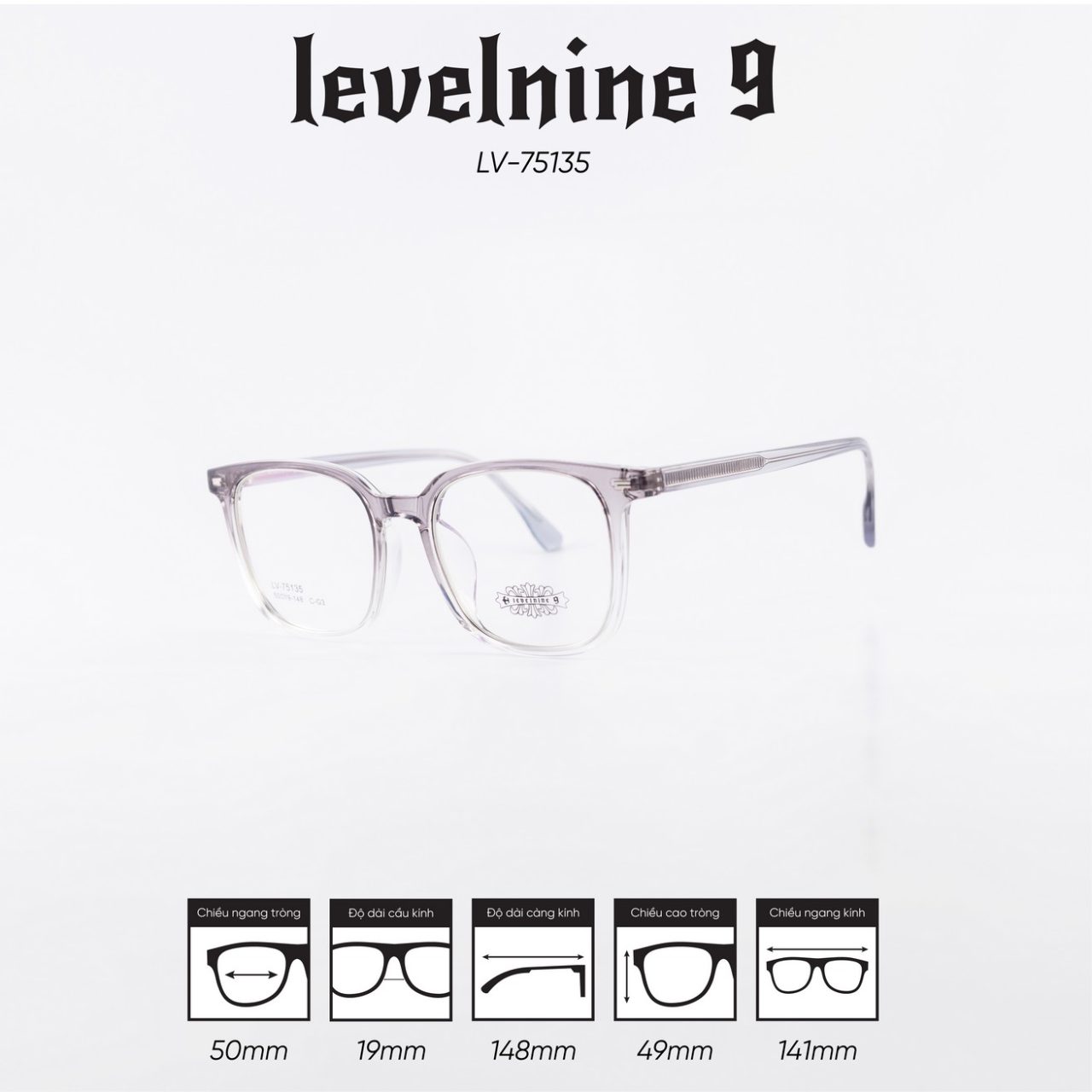 Gọng kính LEVELNINE LV-S75135 - Ảnh 3