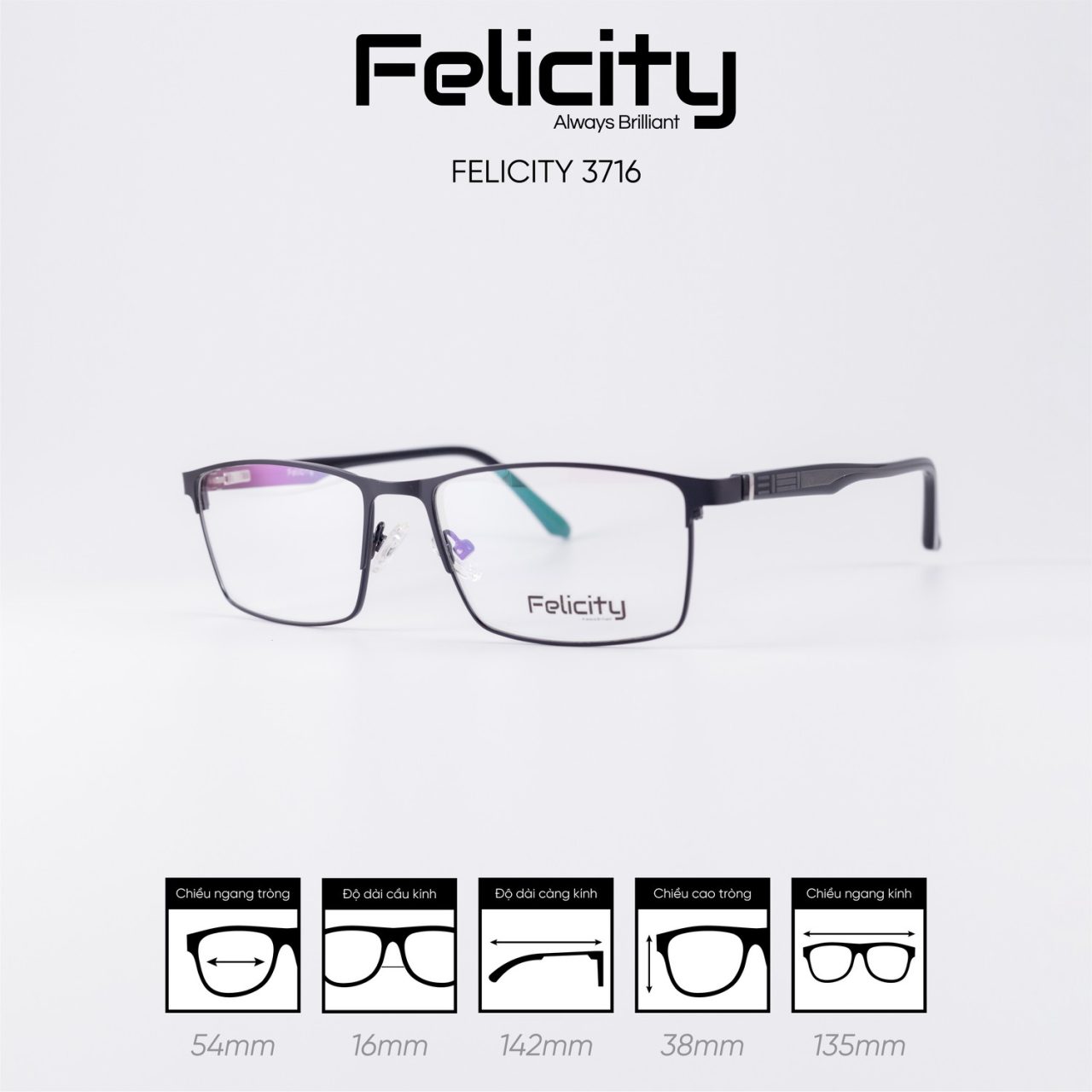 Gọng kính FELICITY 3716 - Ảnh 5