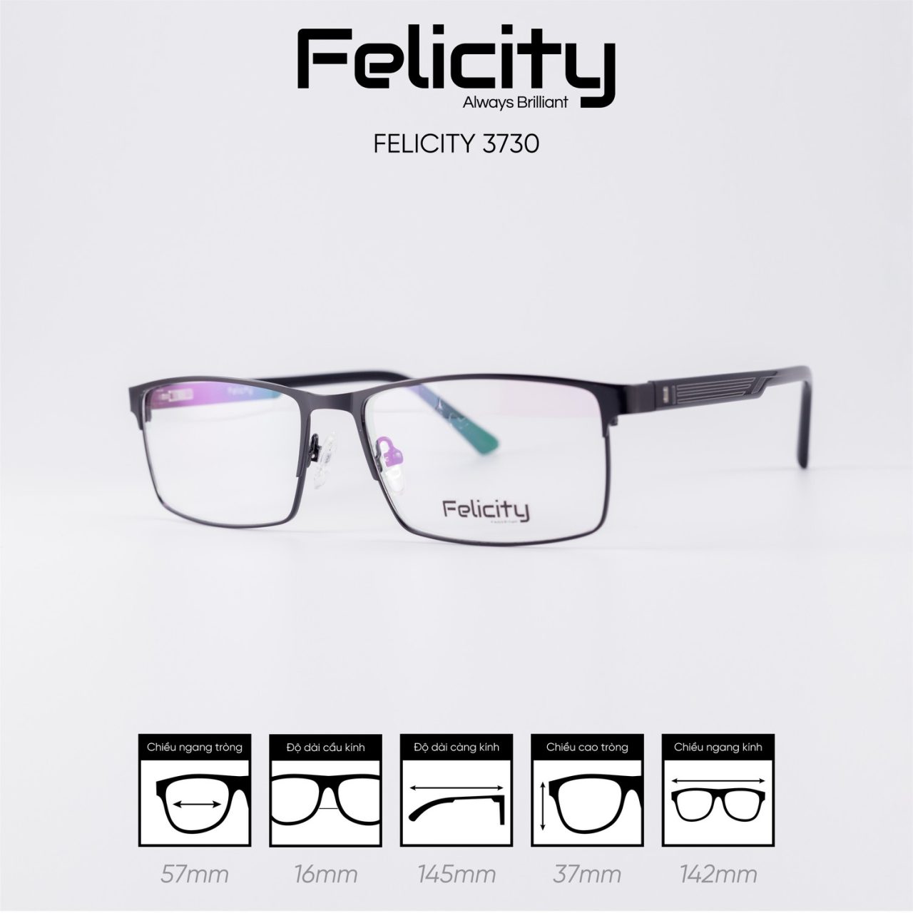Gọng kính FELICITY 3730 - Ảnh 4
