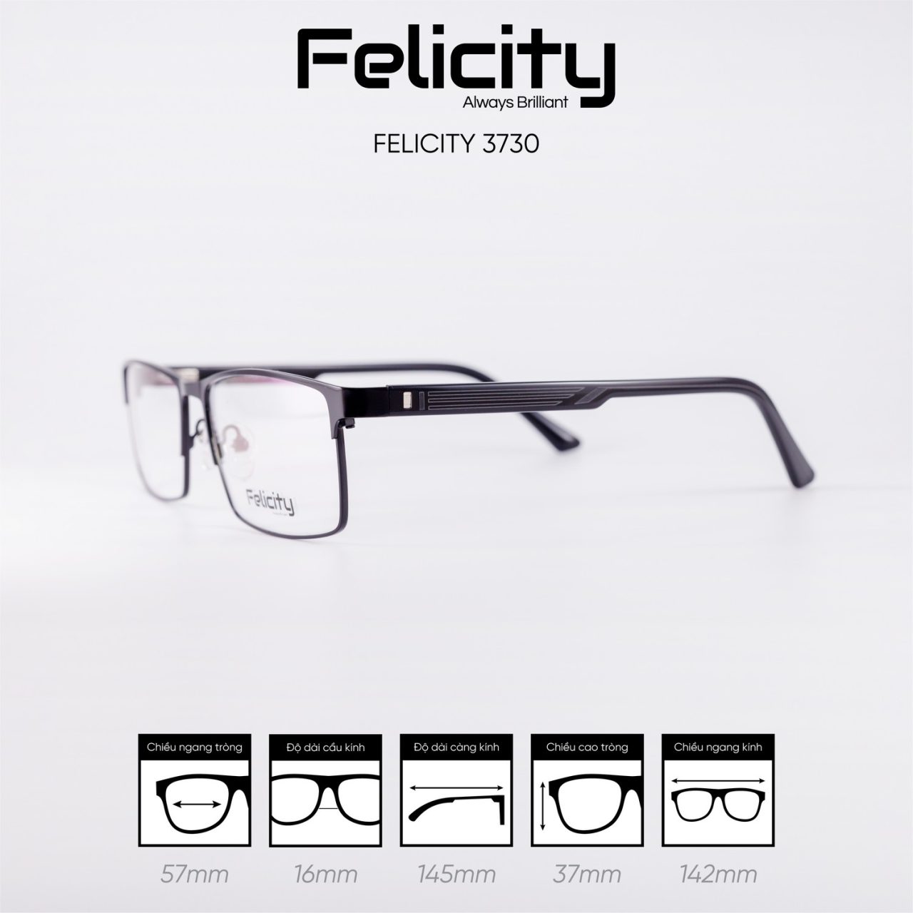 Gọng kính FELICITY 3730 - Ảnh 8