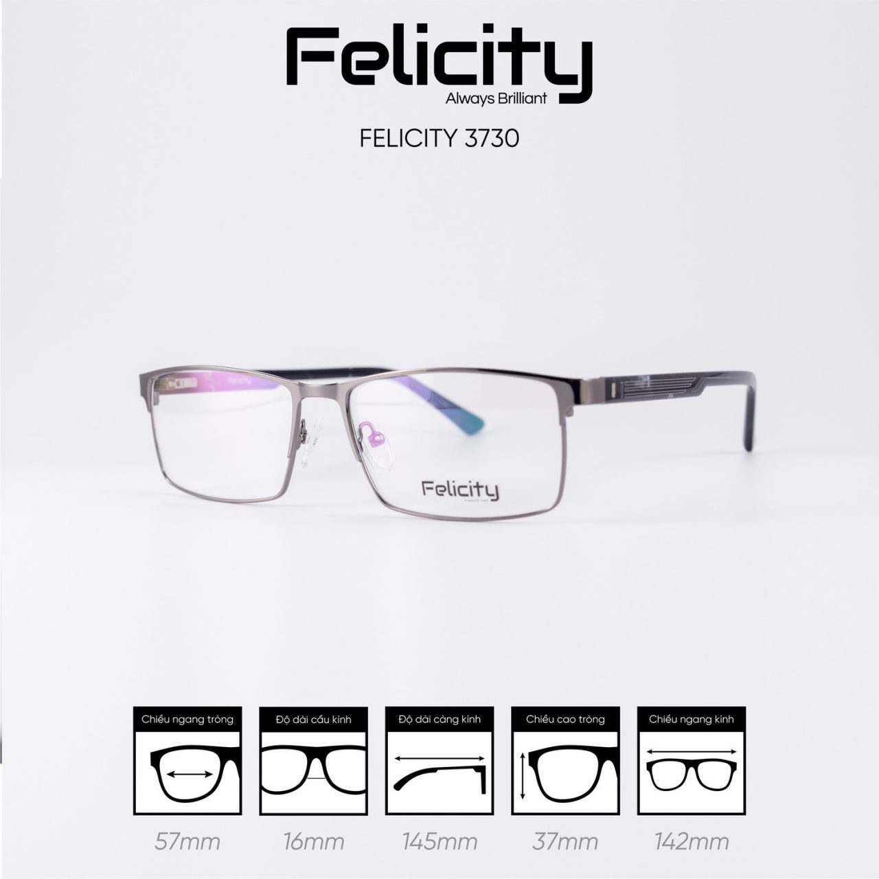 Gọng kính FELICITY 3730 - Ảnh 5